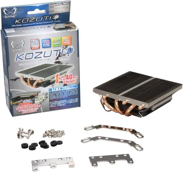Alt view image 6 of 6 - Scythe SCKZT-1000 80mm Kozuti CPU Cooler