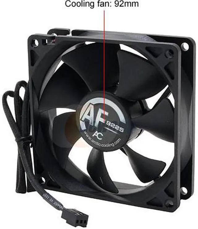 Alt view image 2 of 4 - ARCTIC COOLING AF9225 92mm Case Cooling Fan