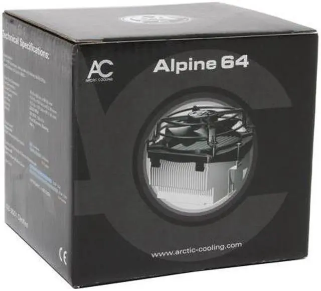 Alt view image 4 of 4 - ARCTIC COOLING ALPINE64 92mm CPU Cooler