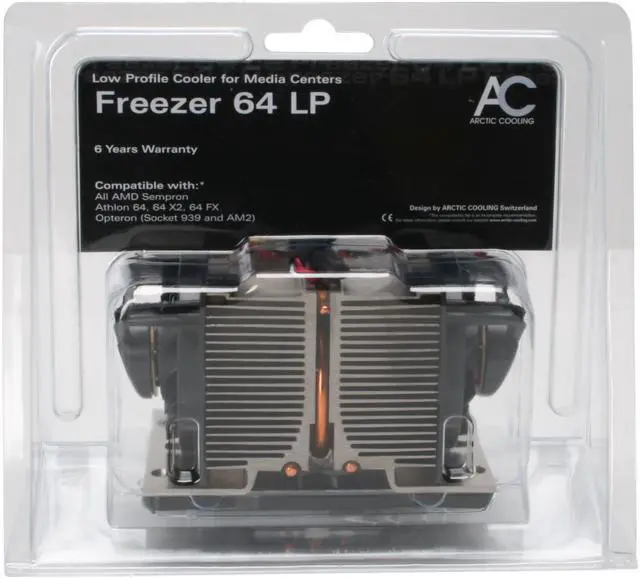 Alt view image 6 of 6 - ARCTIC COOLING ACF64LP 60mm CPU Cooler for low profile PC