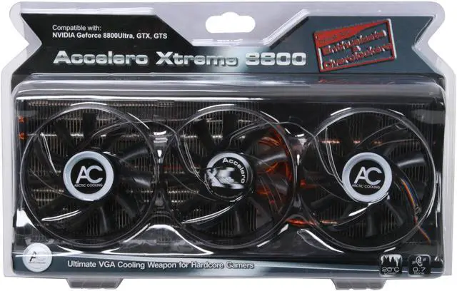 Alt view image 6 of 6 - ARCTIC COOLING ACCEL X8800 Fluid Dynamic VGA Cooler