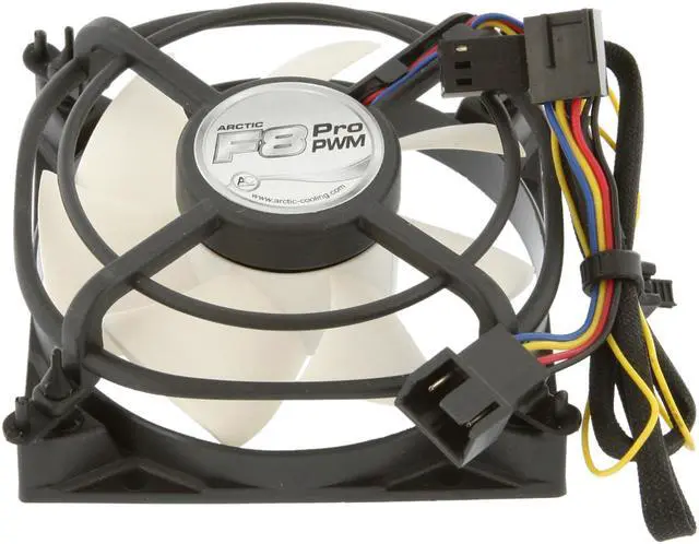 Alt view image 8 of 9 - ARCTIC F8 Pro PWM Fluid Dynamic Bearing Case Fan, 80mm PWM Speed Control, 33CFM at 22dBA