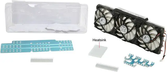 Alt view image 9 of 9 - ARCTIC COOLING Accelero XTREME GTX 280 Fluid Dynamic VGA Cooler