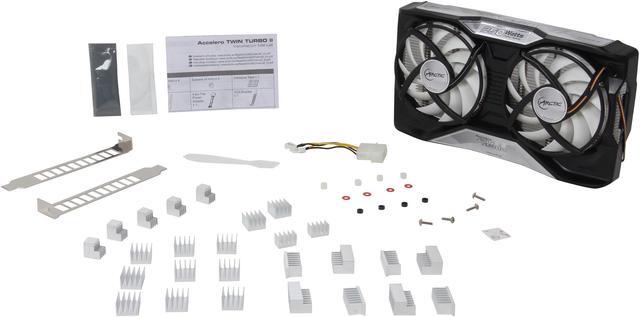 Alt view image 5 of 6 - ARCTIC Accelero TT II VGA Cooler - nVidia & AMD, Dual Quiet 92mm PWM Fans, SLI/CrossFire
