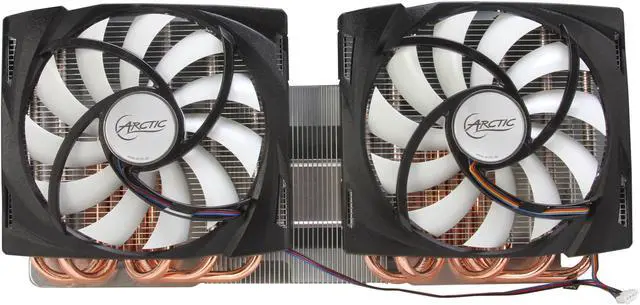 Alt view image 2 of 5 - ARCTIC Accelero TT 6990 VGA Cooler - AMD 6990, Dual Quiet 120mm PWM Fans, Extreme Cooling