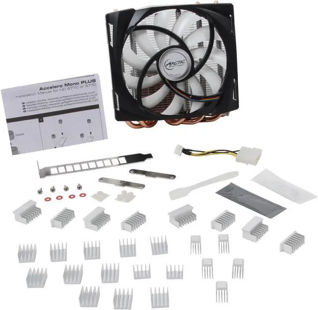 Alt view image 6 of 6 - ARCTIC Accelero Mono Plus VGA Cooler - nVidia & AMD, 120mm Efficient PWM Fan, SLI/CrossFire