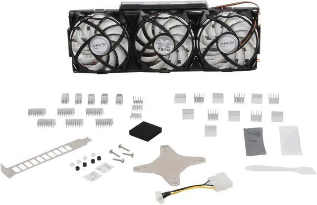 Alt view image 6 of 7 - ARCTIC Accelero Xtreme 7970 VGA Cooler - nVidia & AMD, 3 Quiet 92mm PWM Fans, CrossFire