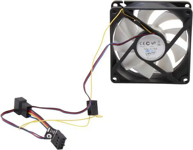Alt view image 4 of 5 - ARCTIC F8 PWM Fluid Dynamic Bearing Case Fan, 80mm PWM Speed Control, 31 CFM at 22dBA