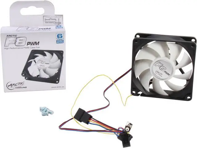 Alt view image 5 of 5 - ARCTIC F8 PWM Fluid Dynamic Bearing Case Fan, 80mm PWM Speed Control, 31 CFM at 22dBA