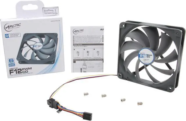 Alt view image 5 of 5 - ARCTIC F12 PWM CO Double Ball-Bearings Case Fan, 120mm PWM Speed Control, for 24/7 Operation
