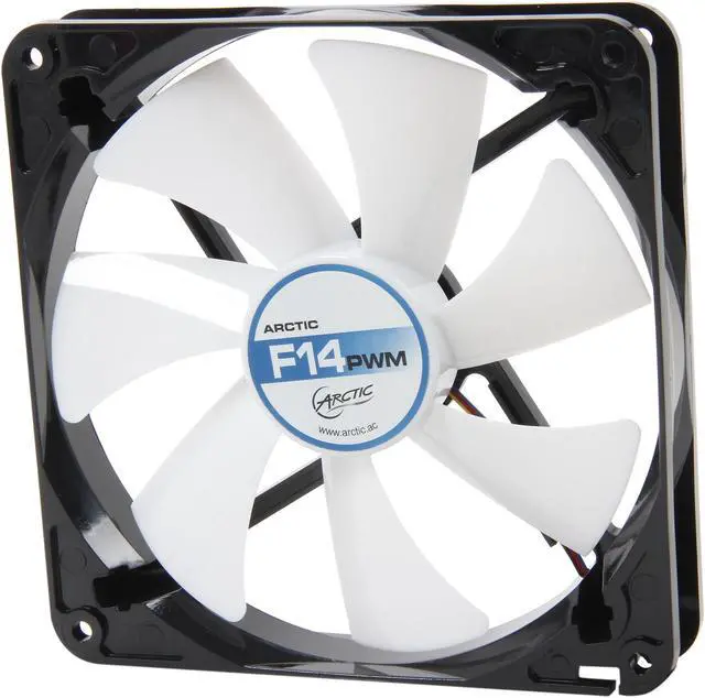 Main image of ARCTIC F14 PWM Fluid Dynamic Bearing Case Fan, 140mm PWM Speed Control, 77CFM at 24dBA