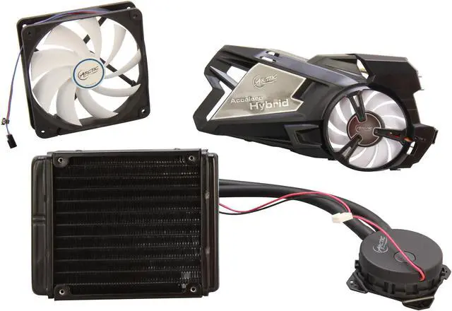 Alt view image 8 of 9 - ARCTIC Accelero Hybrid 7970 Extreme VGA Cooler - AMD Radeon, Liquid/Air Combo Utimate Cooling