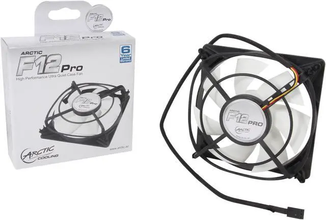 Alt view image 5 of 5 - ARCTIC F12 Pro Fluid Dynamic Bearing Case Fan, 120mm Quiet Blade Design, 54 CFM at 22dBA