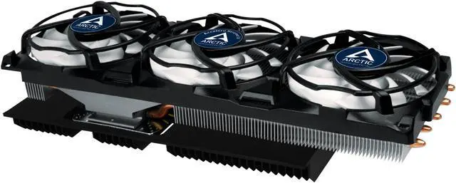 Alt view image 2 of 11 - ARCTIC Accelero Xtreme IV Enthusiast VGA Cooler-nVidia/AMD, Triple 92mm PWM Fans, Patented Back-Side Heatsink, SLI/CrossFire