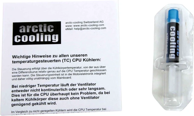 Open Box: ARCTIC COOLING Silencer 64 TC 80mm CPU Cooling Fan/Heatsink ...