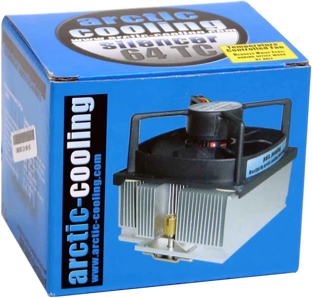 Open Box: ARCTIC COOLING Silencer 64 TC 80mm CPU Cooling Fan/Heatsink ...