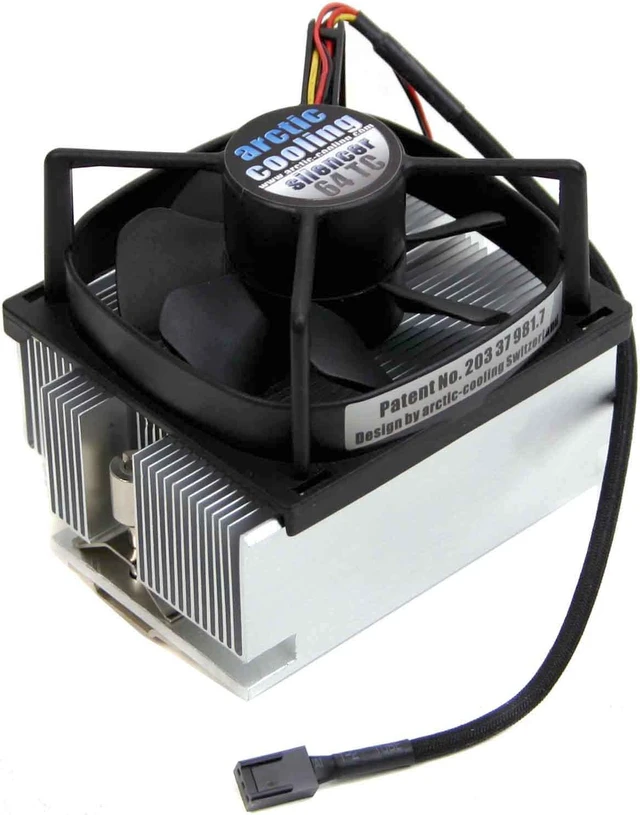 Open Box: ARCTIC COOLING Silencer 64 TC 80mm CPU Cooling Fan/Heatsink ...