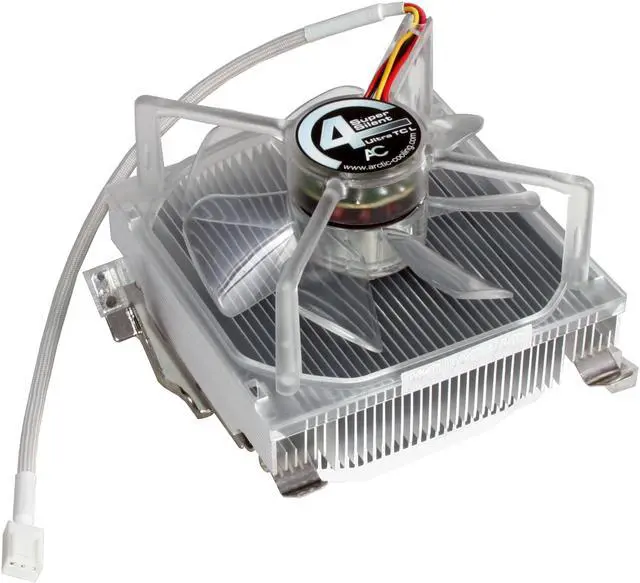 Alt view image 2 of 5 - ARCTIC COOLING SuperSilent4UTL TCL 87mm CPU Cooling Fan with Heatsink