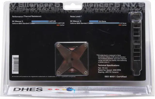 Alt view image 4 of 4 - ARCTIC COOLING NV Silencer 5 (Rev. 2) ARCTIC Ceramic VGA Cooler