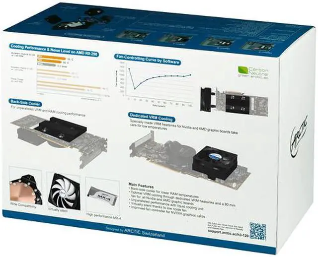 Alt view image 14 of 15 - ARCTIC COOLING ACACC00028A VGA Cooler, A Multi-compatible Air/Liquid Cooler for Graphic Card -Generic