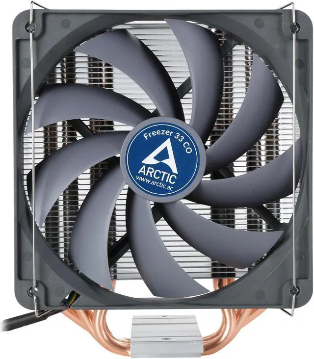 Alt view image 2 of 8 - ARCTIC COOLING Freezer 33 CO 120mm Dual Ball Dynamic Bearing Semi Passive Tower CPU Cooler
