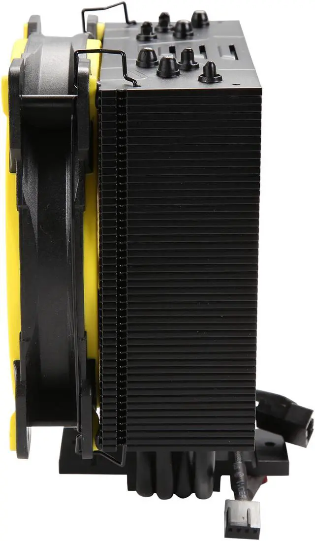 Alt view image 5 of 7 - Arctic Freezer 33 eSports ONE - Tower CPU-Cooler with Bionix FAN. Compatible with Intel and AMD. - Yellow