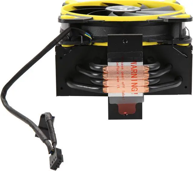 Alt view image 6 of 7 - Arctic Freezer 33 eSports ONE - Tower CPU-Cooler with Bionix FAN. Compatible with Intel and AMD. - Yellow