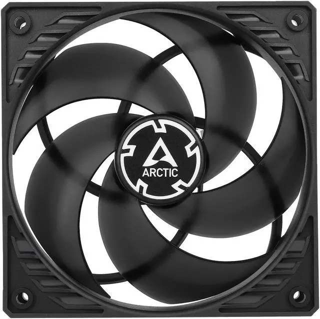 Alt view image 2 of 6 - Arctic P12 PWM PST (Black/Transparent) - Pressure-optimised 120 mm Fan with PWM and PST (PWM Sharing Technology)