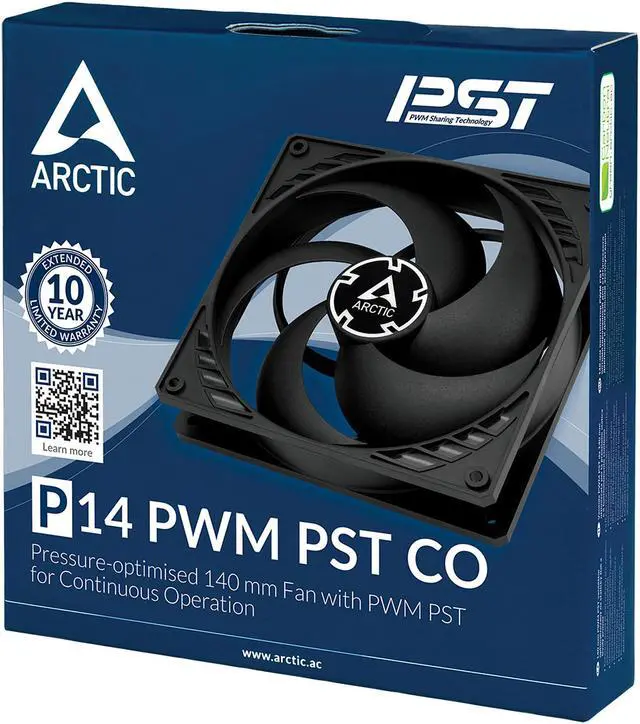 Alt view image 5 of 6 - ARCTIC P14 PWM PST CO - Pressure-optimised 140 mm Fan with PWM & PST (PWM Sharing Technology) for Continuous Operation