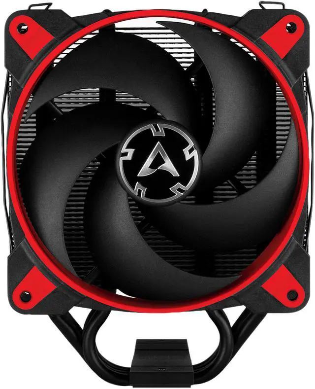 Alt view image 2 of 10 - ARCTIC Freezer 34 eSports Edition - Tower CPU Cooler with Push-Pull Configuration, Wide Range of Regulation 200 to 2000 RPM, Includes Low Noise PWM 120 mm Fan - Red LGA 1700 Compatible