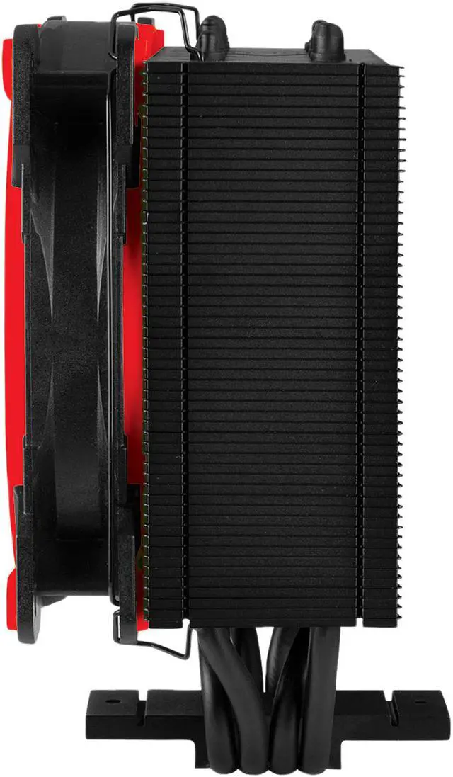 Alt view image 3 of 10 - ARCTIC Freezer 34 eSports Edition - Tower CPU Cooler with Push-Pull Configuration, Wide Range of Regulation 200 to 2000 RPM, Includes Low Noise PWM 120 mm Fan - Red LGA 1700 Compatible