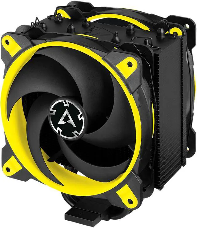 Main image of ARCTIC Freezer 34 eSports DUO - Tower CPU Cooler with Push-Pull Configuration, Wide Range of Regulation 200 to 2100 RPM, Includes 2 Low Noise PWM 120 mm Fans - Yellow