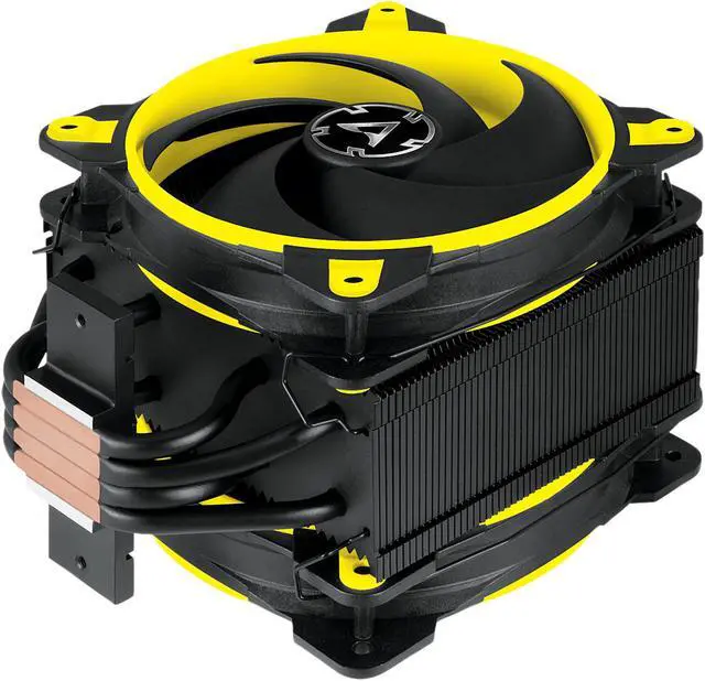 Alt view image 5 of 10 - ARCTIC Freezer 34 eSports DUO - Tower CPU Cooler with Push-Pull Configuration, Wide Range of Regulation 200 to 2100 RPM, Includes 2 Low Noise PWM 120 mm Fans - Yellow