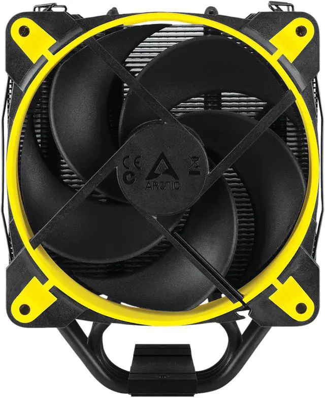 Alt view image 3 of 10 - ARCTIC Freezer 34 eSports DUO - Tower CPU Cooler with Push-Pull Configuration, Wide Range of Regulation 200 to 2100 RPM, Includes 2 Low Noise PWM 120 mm Fans - Yellow