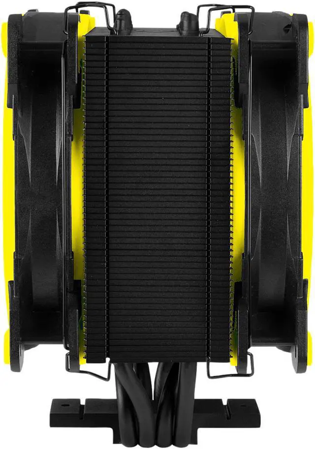 Alt view image 4 of 10 - ARCTIC Freezer 34 eSports DUO - Tower CPU Cooler with Push-Pull Configuration, Wide Range of Regulation 200 to 2100 RPM, Includes 2 Low Noise PWM 120 mm Fans - Yellow
