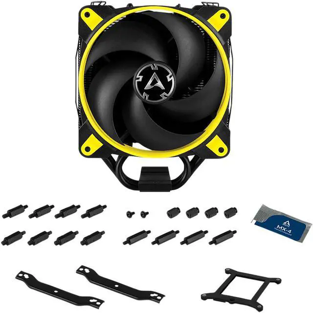 Alt view image 8 of 10 - ARCTIC Freezer 34 eSports DUO - Tower CPU Cooler with Push-Pull Configuration, Wide Range of Regulation 200 to 2100 RPM, Includes 2 Low Noise PWM 120 mm Fans - Yellow