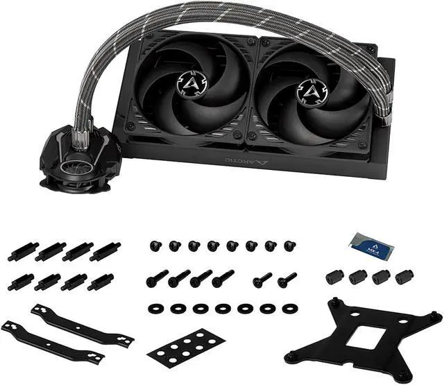 Alt view image 5 of 6 - ARCTIC COOLING Liquid Freezer II - 240 ACFRE00046A Multi Compatible All-In-One CPU Water Cooler LGA 1700 Compatible