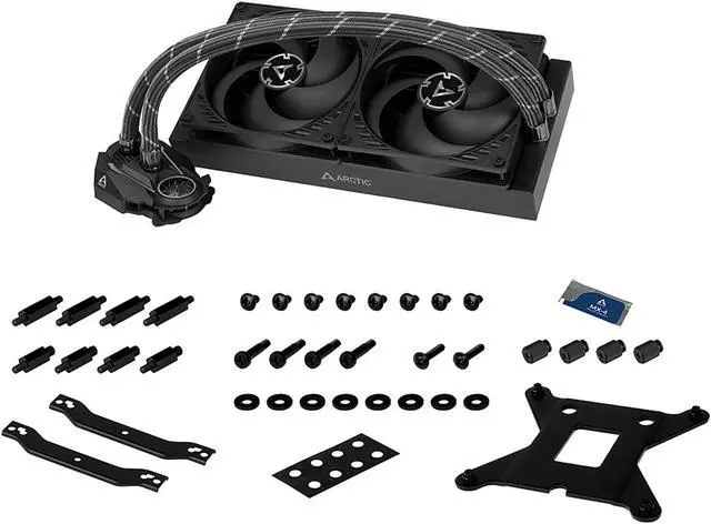 Alt view image 5 of 6 - ARCTIC COOLING Liquid Freezer II - 280 ACFRE00066A Multi Compatible All-In-One CPU Water Cooler LGA 1700 Compatible