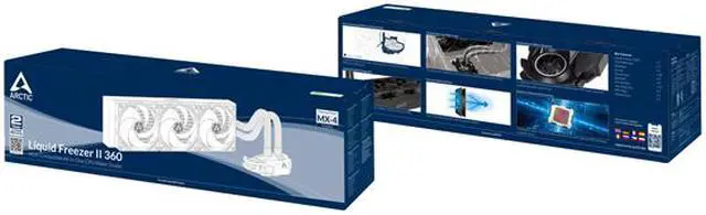 Alt view image 7 of 7 - ARCTIC COOLING Liquid Freezer II - 360 Multi Compatible All-In-One 360mm CPU Water Cooler, ACFRE00068A LGA 1700 Compatible