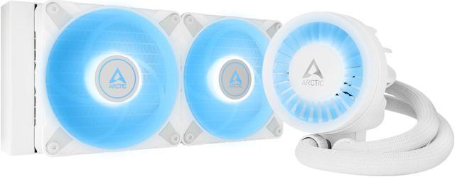 Alt view image 6 of 16 - ARCTIC COOLING Liquid Freezer III - 240 A-RGB (White): All-in-One CPU Water Cooler with 240mm radiator and 2x P12 PWM PST A-RGB fan, compatible Intel LGA1700, 1851 and AMD AM4, AM5 - White color