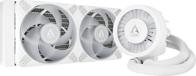 Alt view image 11 of 16 - ARCTIC COOLING Liquid Freezer III - 240 A-RGB (White): All-in-One CPU Water Cooler with 240mm radiator and 2x P12 PWM PST A-RGB fan, compatible Intel LGA1700, 1851 and AMD AM4, AM5 - White color