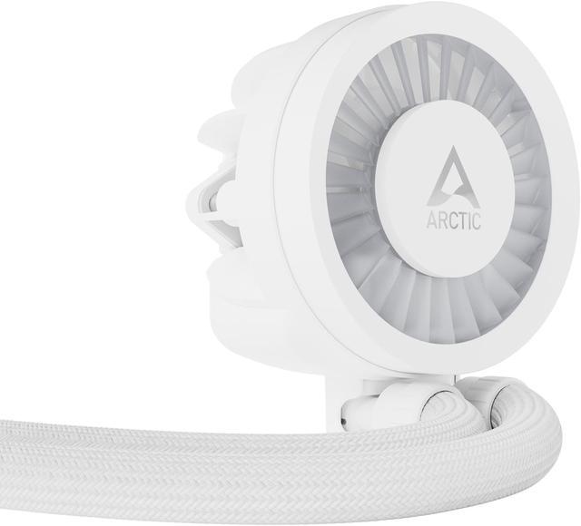 Alt view image 14 of 16 - ARCTIC COOLING Liquid Freezer III - 240 A-RGB (White): All-in-One CPU Water Cooler with 240mm radiator and 2x P12 PWM PST A-RGB fan, compatible Intel LGA1700, 1851 and AMD AM4, AM5 - White color