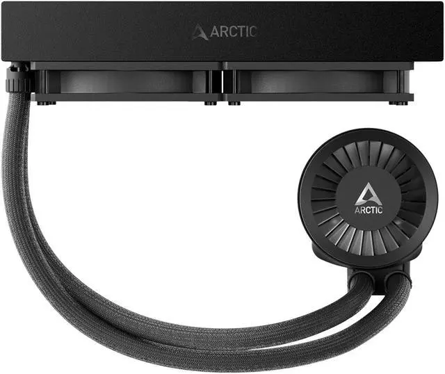Alt view image 3 of 5 - ARCTIC COOLING Liquid Freezer III - 280: All-in-One CPU Water Cooler with 280mm radiator and 2x P14 PWM PST fan, compatible Intel LGA1700, 1851 and AMD AM4, AM5 - Black color