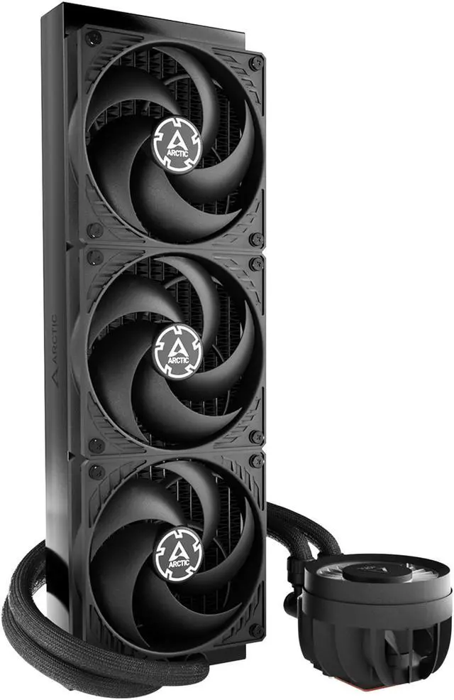 Alt view image 2 of 6 - ARCTIC COOLING Liquid Freezer III - 360: All-in-One CPU Water Cooler with 360mm radiator and 3x P12 PWM PST fan, compatible Intel LGA1700, 1851 and AMD AM4, AM5 - Black color