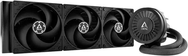 Main image of ARCTIC COOLING Liquid Freezer III - 420: All-in-One CPU Water Cooler with 420mm radiator and 3x P14 PWM PST fan, compatible Intel LGA1700, 1851 and AMD AM4, AM5 - Black color