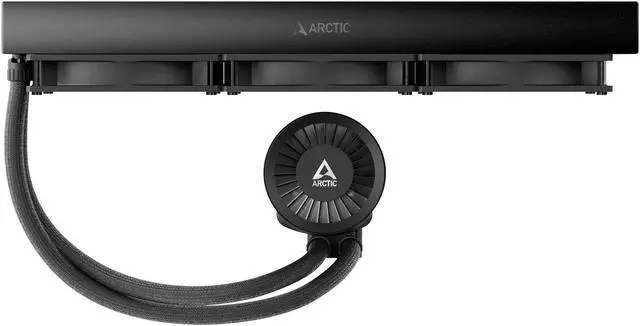 Alt view image 4 of 6 - ARCTIC COOLING Liquid Freezer III - 420: All-in-One CPU Water Cooler with 420mm radiator and 3x P14 PWM PST fan, compatible Intel LGA1700, 1851 and AMD AM4, AM5 - Black color