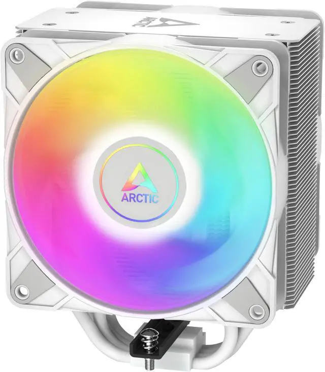 Main image of Freezer 36 A-RGB (White) – White CPU Cooler for Intel Socket LGA1700 and AMD Socket AM4, AM5, Direct touch technology, duo 12cm Pressure Optimized Fan with A-RGB lighting in push pull configuration