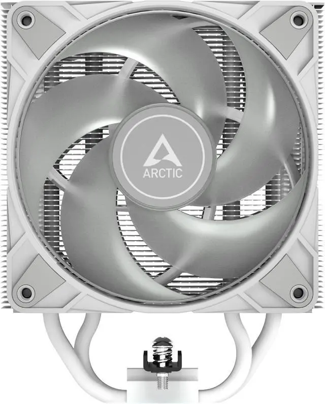 Alt view image 4 of 10 - Freezer 36 A-RGB (White) – White CPU Cooler for Intel Socket LGA1700 and AMD Socket AM4, AM5, Direct touch technology, duo 12cm Pressure Optimized Fan with A-RGB lighting in push pull configuration
