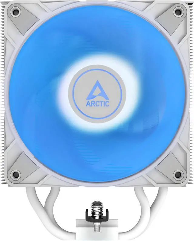 Alt view image 6 of 10 - Freezer 36 A-RGB (White) – White CPU Cooler for Intel Socket LGA1700 and AMD Socket AM4, AM5, Direct touch technology, duo 12cm Pressure Optimized Fan with A-RGB lighting in push pull configuration