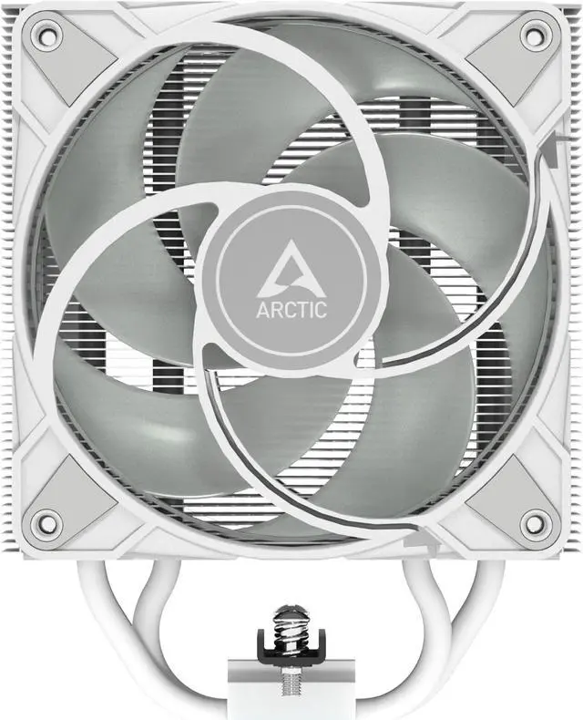 Alt view image 7 of 10 - Freezer 36 A-RGB (White) – White CPU Cooler for Intel Socket LGA1700 and AMD Socket AM4, AM5, Direct touch technology, duo 12cm Pressure Optimized Fan with A-RGB lighting in push pull configuration
